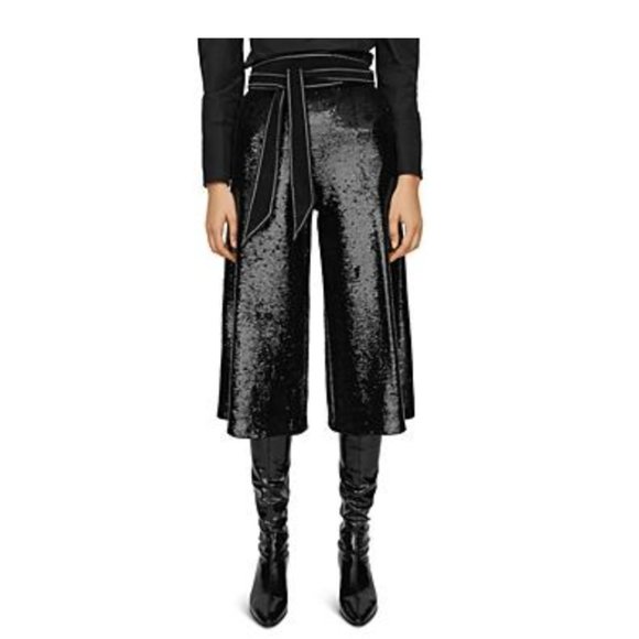 Maje Sequin Party Pants (NWT) - Picture 2 of 16